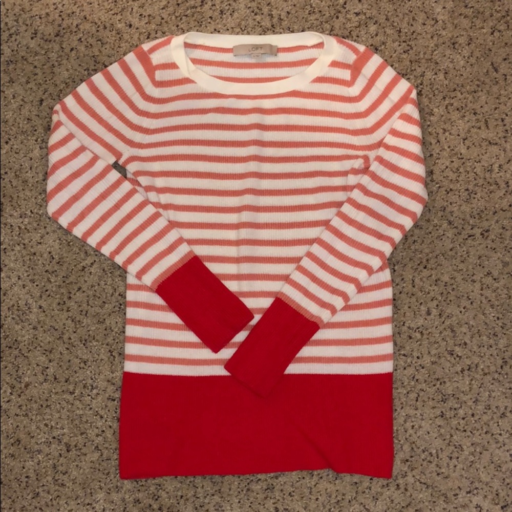 Lightweight LOFT striped sweater